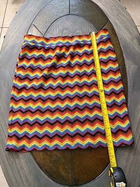 Target Pride Women's Rainbow Chevron Knit Mini Skirt